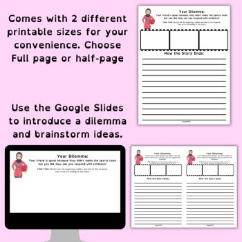 Social Dilemma Writing Prompts: Kindness Week Activities for Middle Schoolers, image 3