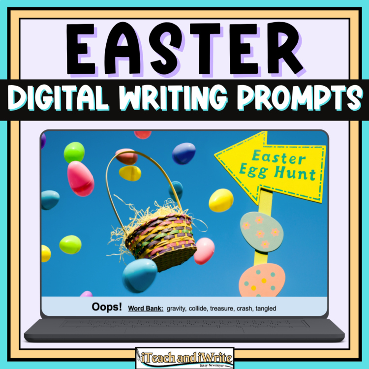 Easter Themed Narrative Creative Writing Prompt Activities Word Bank Bookmarks