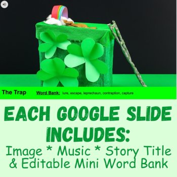 St. Patrick's Day Digital Photo Writing Prompts & Word Bank Bookmarks, image 3