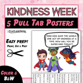 Random Acts of Kindness Week Printable Activities Bundle for Elementary Schools, image 3