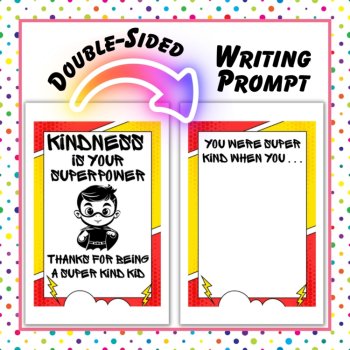 Random Acts of Kindness Week Note Cards SEL Activities for Elementary Schools, image 3