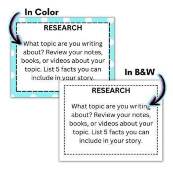 Narrative Writing Task Cards: 12 Prewriting & 48 Revision Centers Activity Cards, image 3