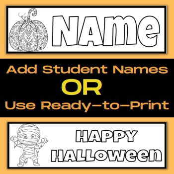 Halloween Mini-Bundle: Digital Writing Prompts, Printable & Editable Bookmarks, image 4