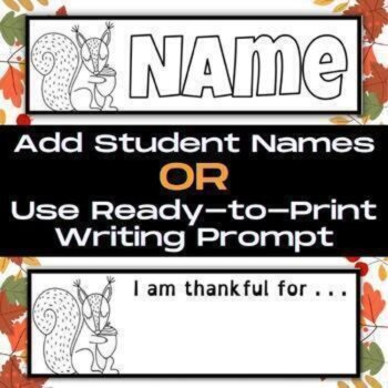 Thanksgiving Coloring Bookmarks: Editable & Customizable Seasonal Gifts, image 3