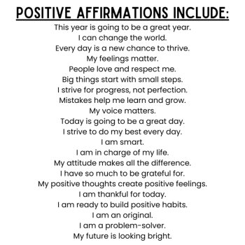 Penmanship Practice Handwriting Bundle: 52 Affirmations with Writing Prompts, image 4