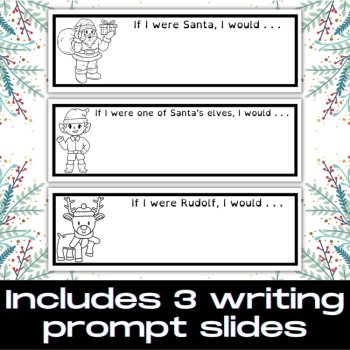Christmas Coloring Name Bookmarks: Editable Customizable Holiday Gifts, image 2