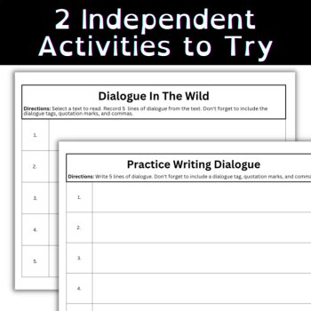 Punctuating Dialogue Hands-On Comma Rules Grammar Practice Activities Grades 3-8, image 4