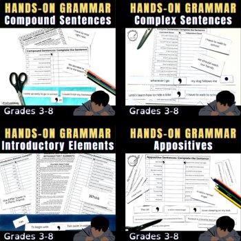 Comma Rules Hands-On Grammar Practice Activities for Grades 3-8: Activity Bundle, image 2