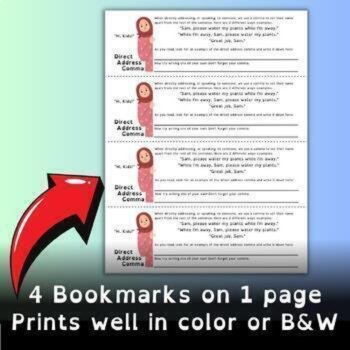 Grammar Skills Bookmarks, Posters & Google Slides for Interactive Grammar Review, image 4