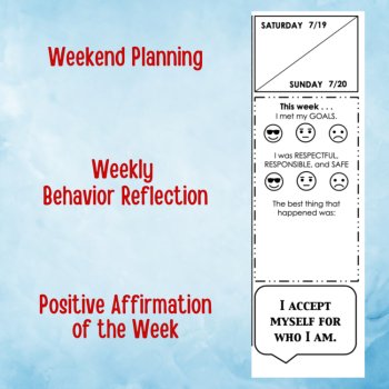 AVID Student Planner with Customizable Weekly Agenda Pages for Elementary School, image 4