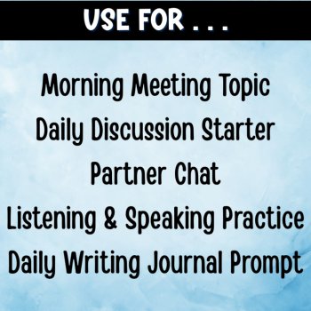 Yearlong Morning Meeting Slides: SEL Question of the Day No Prep Bell Ringers, image 3