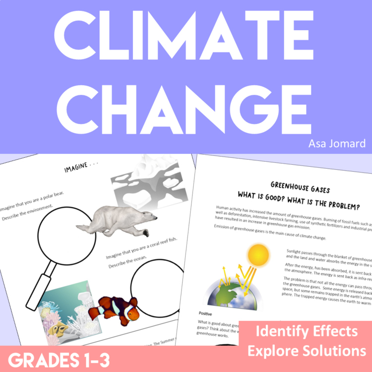 Engaging Climate Change Activities | Identify Effects and  Explore Solutions