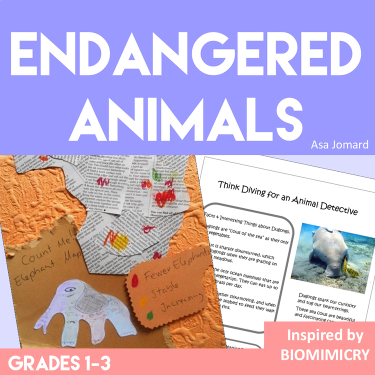 Endangered Animals Research | Nonfiction | Biomimicry Design Project | Activity