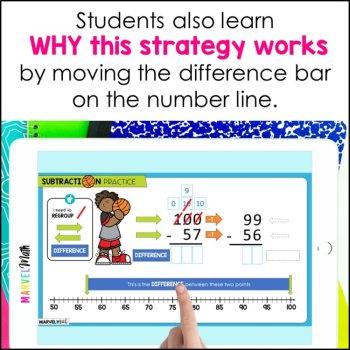 3 Digit Subtraction with Regrouping #3 - Subtracting Across Zeros - A NEW Way, image 4