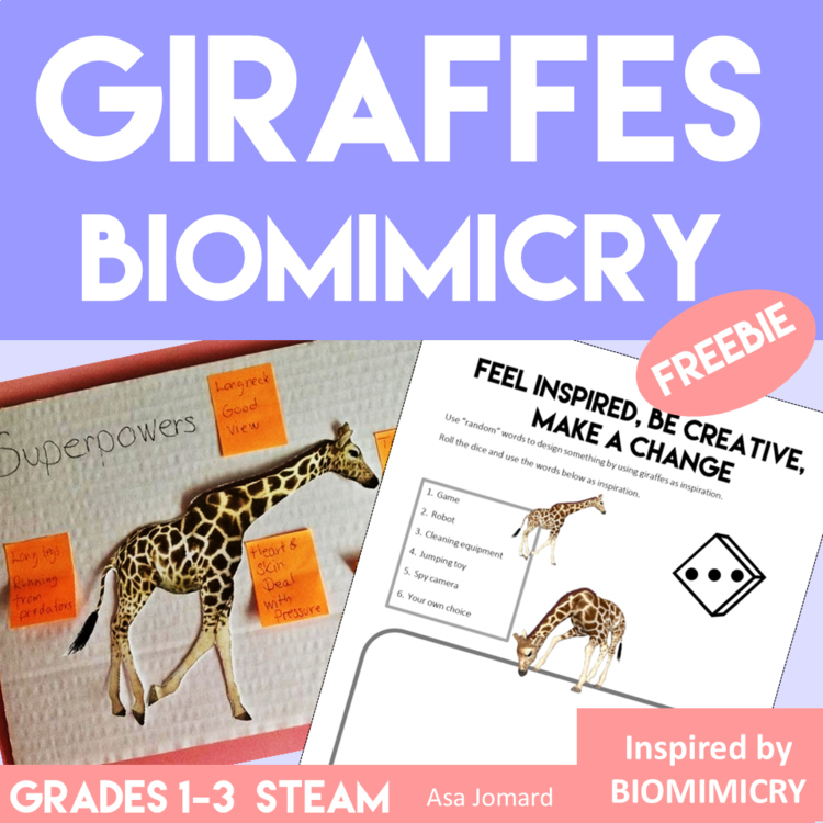 Engaging STEAM Giraffes Activities | Freebie | Unique Biomimicry Adventures