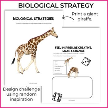 Engaging STEAM Giraffes Activities | Freebie | Unique Biomimicry Adventures, image 3