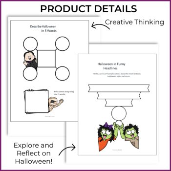 Inspiring Halloween with Unique Creative Dictionary | Grades 2 - 4, image 3