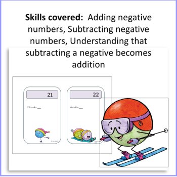 Negative Numbers Bundle | Adding & Subtracting Integers, image 4