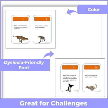 Animal Task Cards Grades 3+ | GATE Science  Critical Thinking, image 3