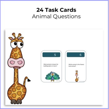 Animal Task Cards – Grades 1–3 | Science Discussion Cards, image 2