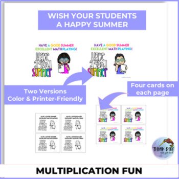 Math Summer Bundle | Grade 3 Fraction Multiplication | Board Game Task Cards, image 4