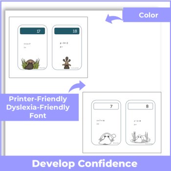 Algebra Task Cards Bundle - Grade 4 | One-Step Equations Practice, image 3