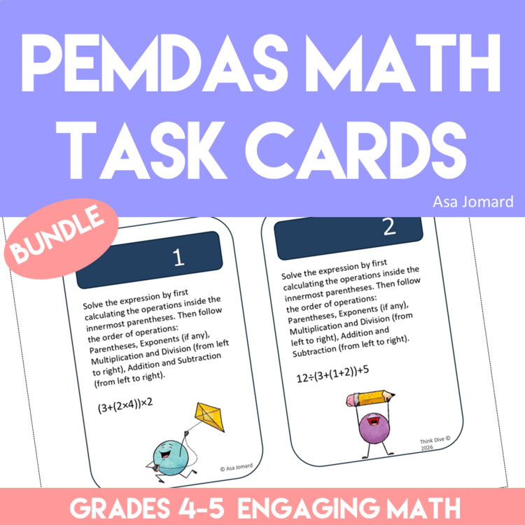 Order of Operations Pemdas Bundle