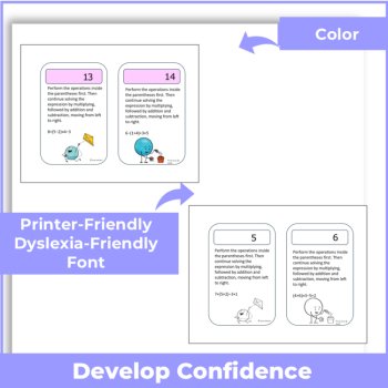 Order of Operations Pemdas Bundle, image 3