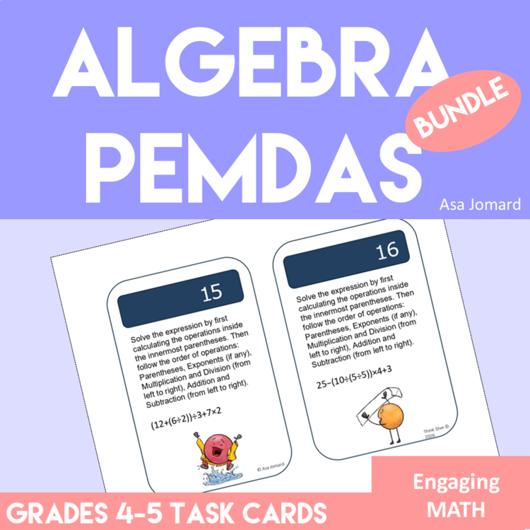 Algebra Pemdas Bundle