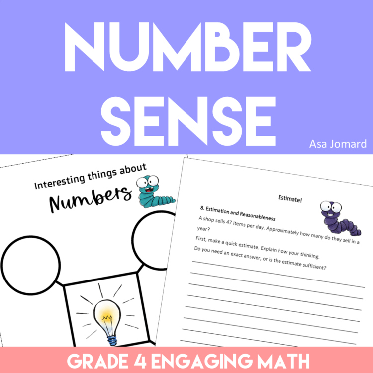 Engaging & Challenging Number Sense Worksheets | Grade 4