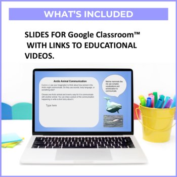 Engaging Arctic Google Slides | Animal Adaptation for Google Classroom™, image 3
