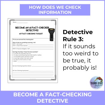 AI Bundle Literacy, Verification, Ethical & Smart Prompting | 4th Grade and Up, image 2