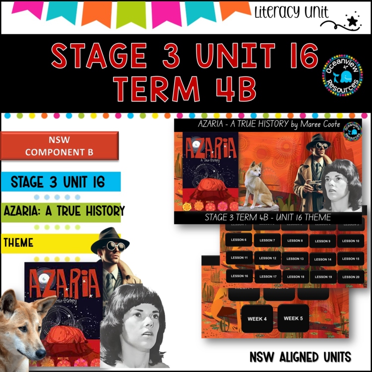 AZARIA: A TRUE HISTORY-NSW DET Stage 3 Unit 16 Term 4B Year B  Component B