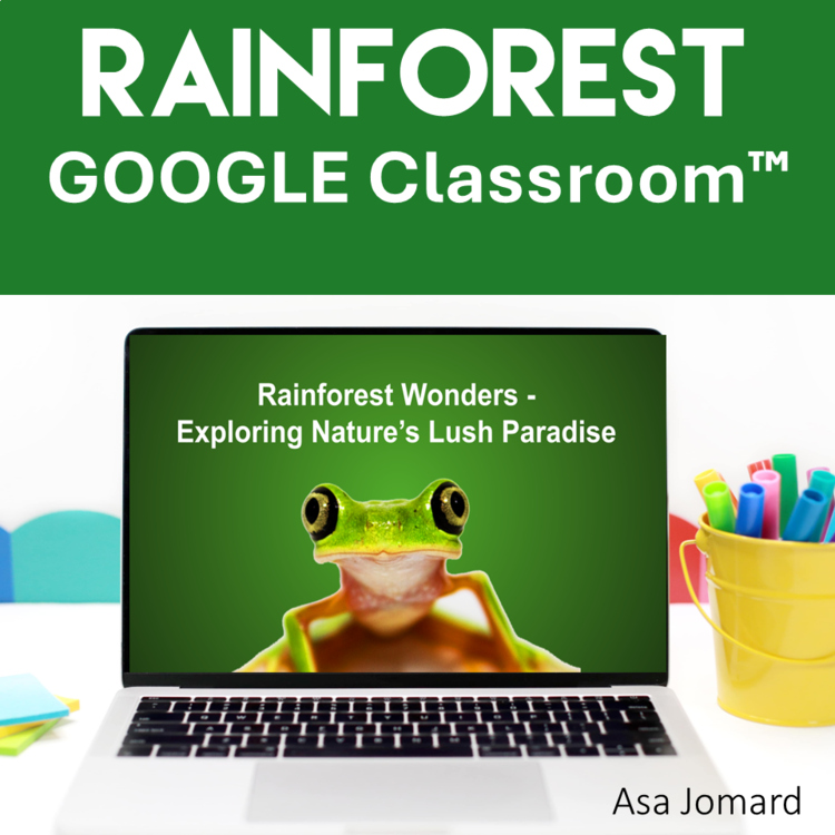 Engaging Rainforest Google Slides | Animal Adaptation for Google Classroom™