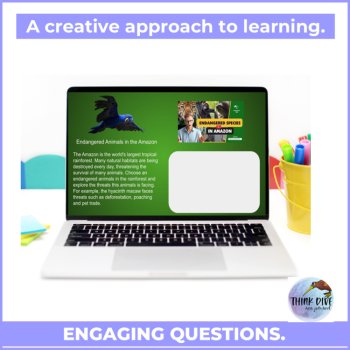 Engaging Rainforest Google Slides | Animal Adaptation for Google Classroom™, image 4