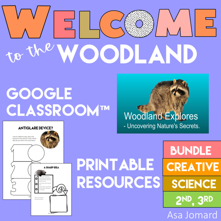 Woodland Google Slides and Printable Design Resources | Google Classroom™ Bundle