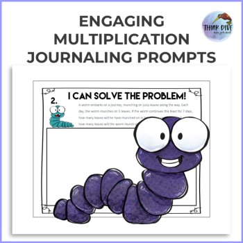 Freebie Multiplication Math Journaling, image 2