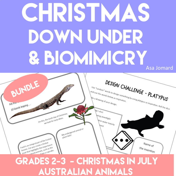 Christmas Down Under & Australian Animal & Plant Bundle