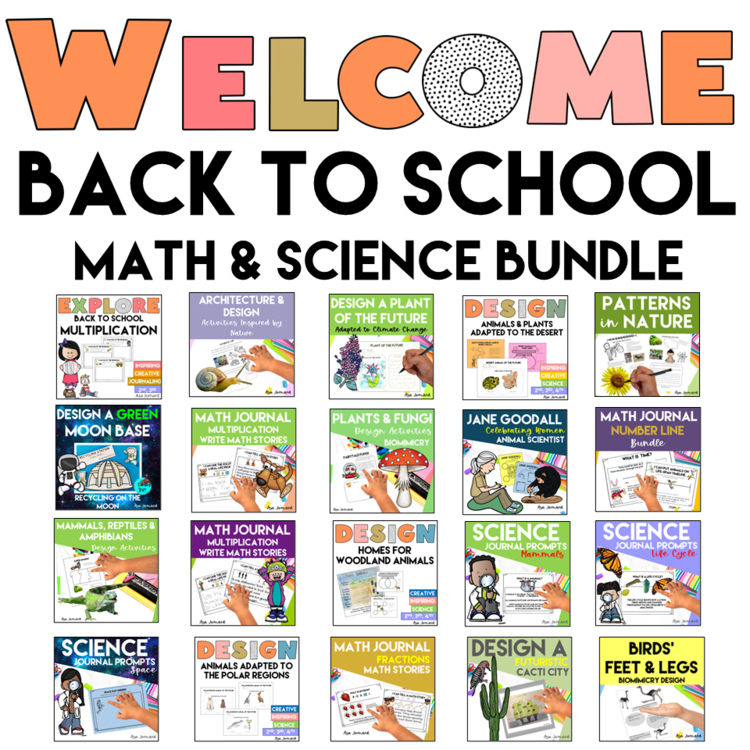 Inspiring Math Science Back to School Bundle | Grade 2 Grade 3