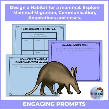 Engaging Science Activities Bundle Mammals | Journal Prompts Biomimicry Design, image 2
