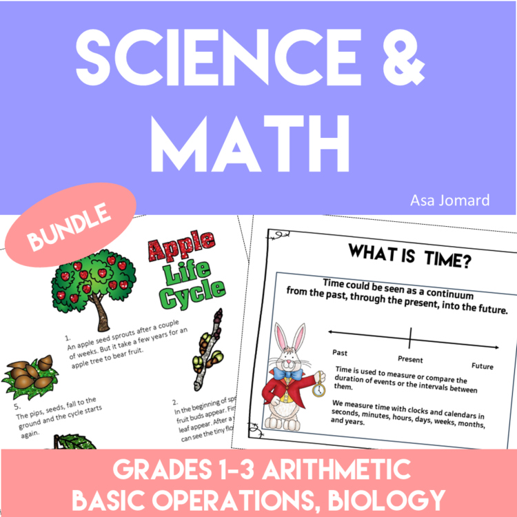 Unique Back to School Math and Science Bundle | Creative Science and Biomimicry