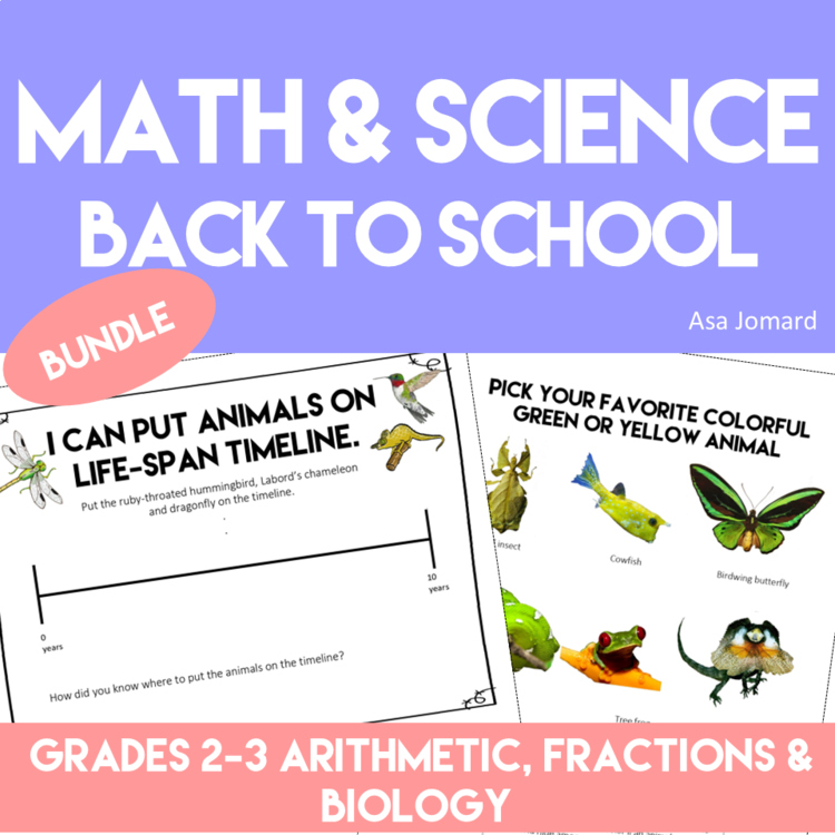Unique Back to School Science and Math Bundle | Design and Creative  Science