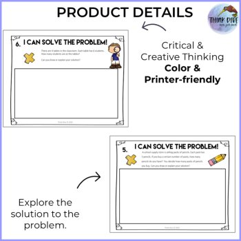 Back to School Multiplication Math Journal | Creative Problem Solving Grades 2–3, image 3