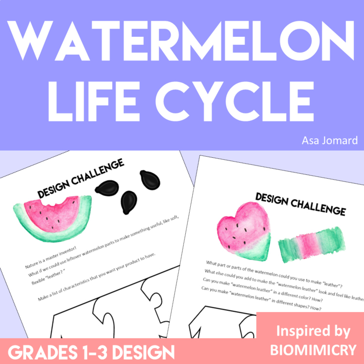 Inspiring Watermelon Activities | Life Cycle Project with Biomimicry Challenge