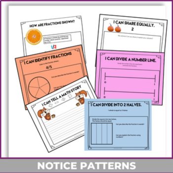 Fun and Engaging Math Journal Prompts Bundle | Fractions Problem, image 4