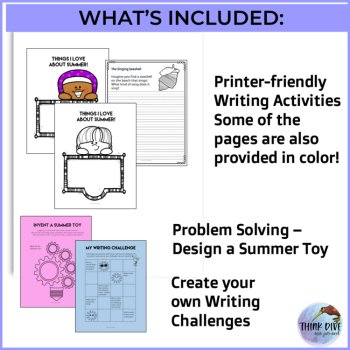 Engaging and Fun Summer Activities Bundle, image 2