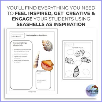 Educational Summer Fun Bundle | Seashells Sea Creatures Bingo Biomimicry, image 2