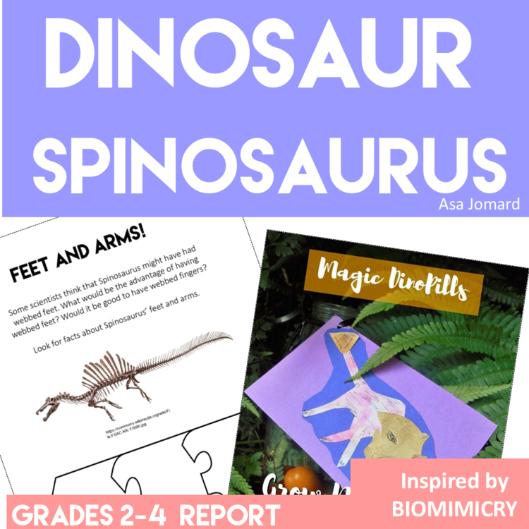 Engaging Dinosaur Report | Fascinating Spinosaurus  Activities