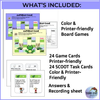 Engaging and Inspiring Animal Board Game | Explore Amphibians with SCOOT Cards, image 3