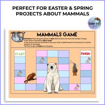 Engaging and Inspiring Animal Board Game | Explore Mammals with SCOOT Cards, image 2